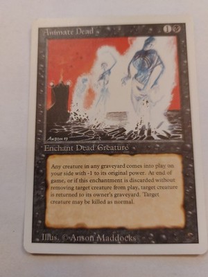 Animate Dead NM Revised - Magic the Gathering MTG