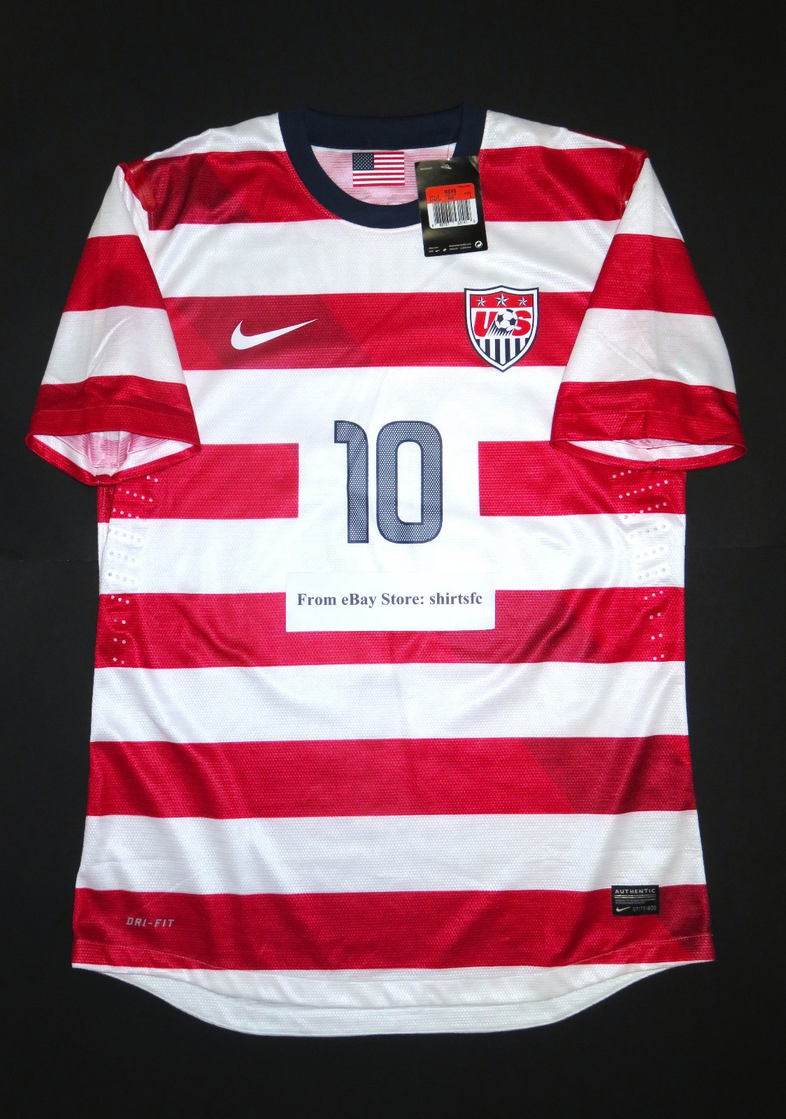 2012-2013 Nike Authentic USA USMNT Landon Donovan Waldo Soccer Jersey Shirt Kit