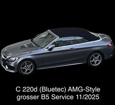 MERCEDES C 220 CABRIO AMG-LINE (Schalter),grau Metallic, scheckheftgepflegt MERCEDES C 220 CABRIO AMG-LINE (Schalter),grau Metallic, scheckheftgepflegt