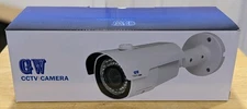 GW CCTV Camara 4MP 1520p Motorized Zoom POE Bullet IP, 130ft Night Vision