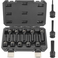 Tecpo Set Chiavi A Bussola Interne Multidenti 1/2 Pollice M4-M18 Dadi Kraft Dadi A Percussione