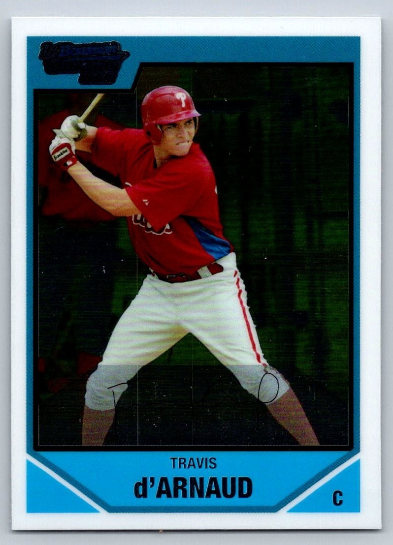 Travis D'Arnaud 2007 1st Bowman Chrome Draft Picks & Prospects #BDPP14