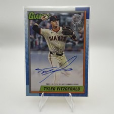 2025 Topps Series 2 1990 Topps Tyler Fitzgerald Auto 90B2-TF 35th Anniversary
