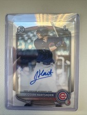 Josiah Hartshorn 2025 Bowman Draft Chrome Prospect 1st Auto #CPA-JHA RC