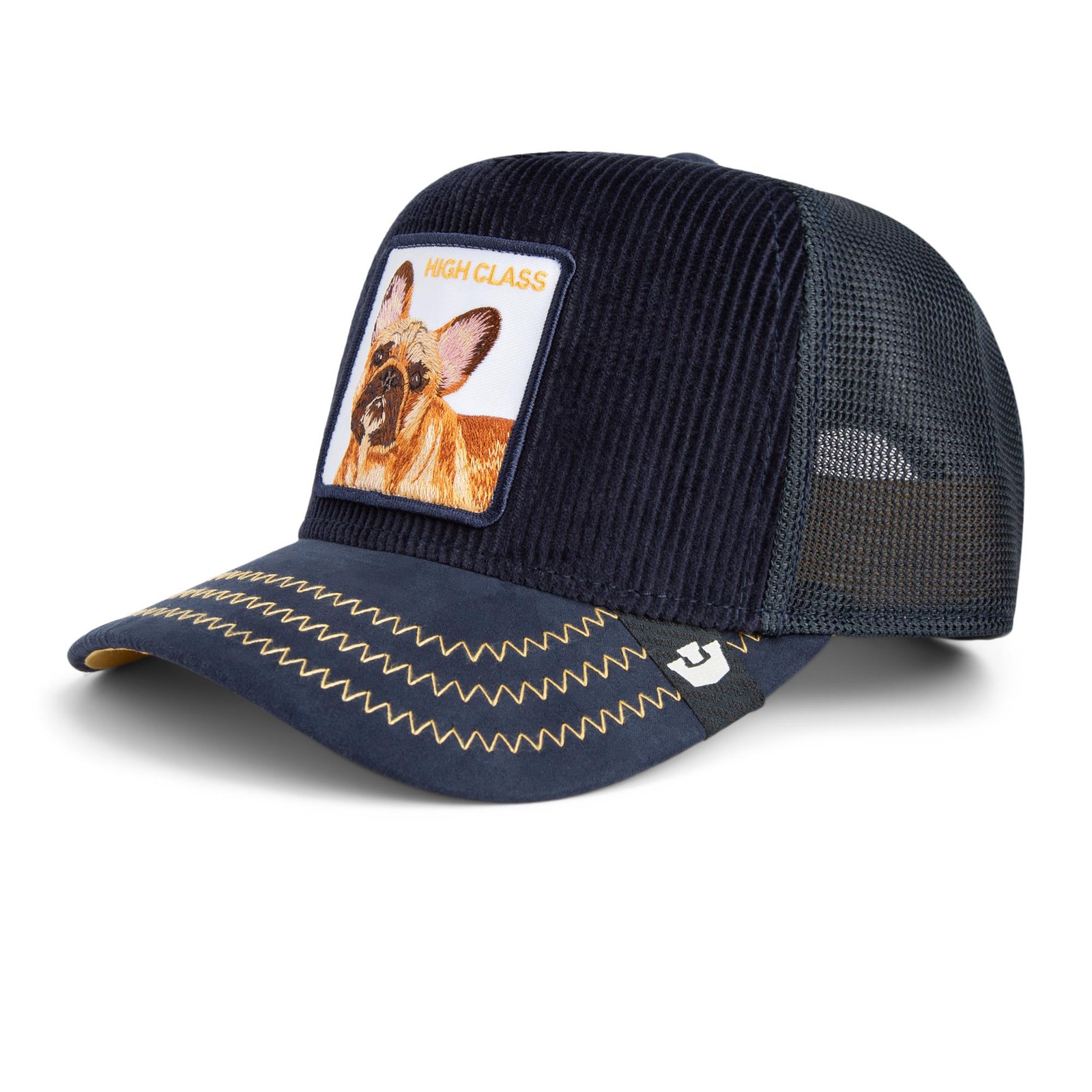 Goorin Bros. High Class Remix Trucker Cap Remix Multicolor Baseball Mesh Cap Dog image 2