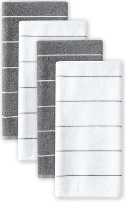 Premium Kitchen Towels - Super Absorbent, Soft and Thick Dish Hand Towels, 4