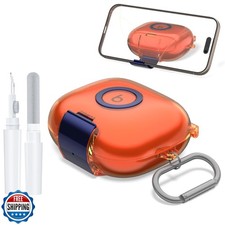 for Beats Powerbeats Pro 2 Case with Phone Stand, Soft Clear TPU