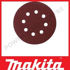 Image of Makita P-43583 180 Grit 125mm Orbital Sander Discs Backed BO5031 BO5030 (10 Pcs)