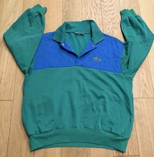 Maglione vintage Lacoste taglia:L felpa anni 80 maglione anni 80 retrò tasca raro 002