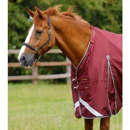 Premier Equine Buster Zero Turnout Rug With Classic Neck Cover Burgundy - Image 2 of 4