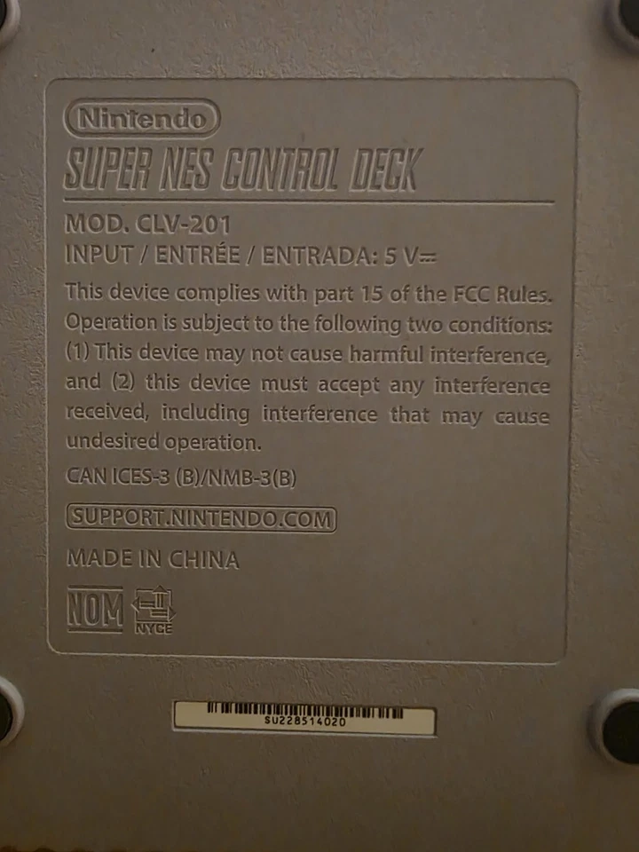 Nintendo SNES Classic Edition Mini Console - 21 Games Included - Authentic - Image 3 of 3