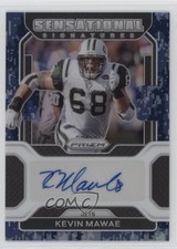 2021 Panini Prizm Sensational Signatures Navy Camo 8/15 Kevin Mawae Auto HOF n5h
