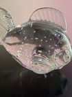 Vtg  Clear Glass Fish Hand Blown  Paperweight Art Controlled Bubbles￼ — photo 9