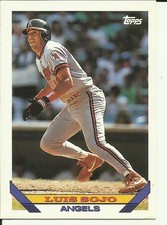 1993 TOPPS Baseball Card #347 Luis Sojo ANGELS