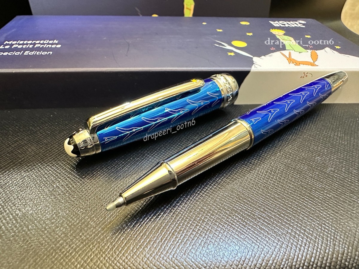 Montblanc Meisterstuck Le Petit Prince Rollerball Pen Blue Pattern