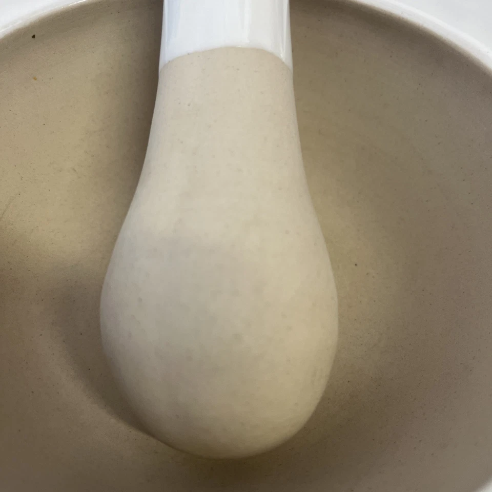 Vintage Typhoon Mortar & Pestle – Stoneware Kitchen Grinder – Made in England - Image 4 of 4