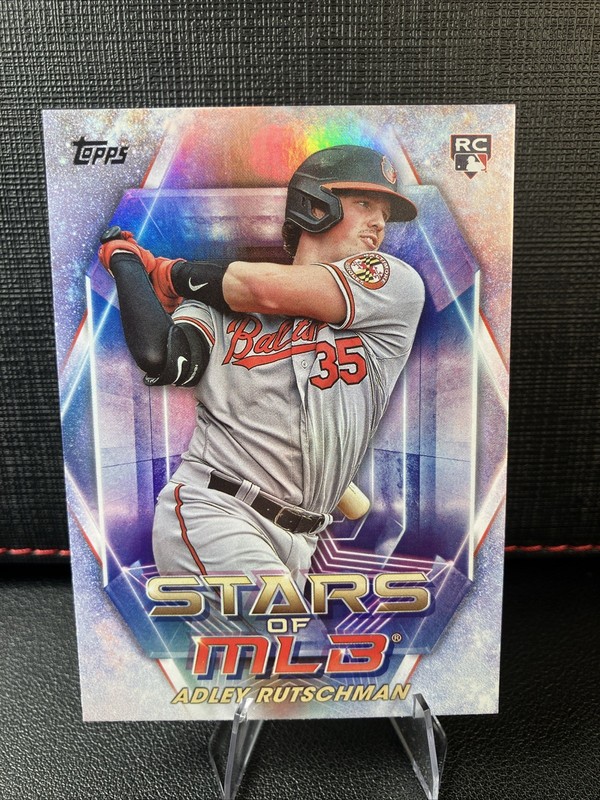 2023 Topps Adley Rutschman Stars Of The MLB #SMLB-22 Rookie Orioles.          PA