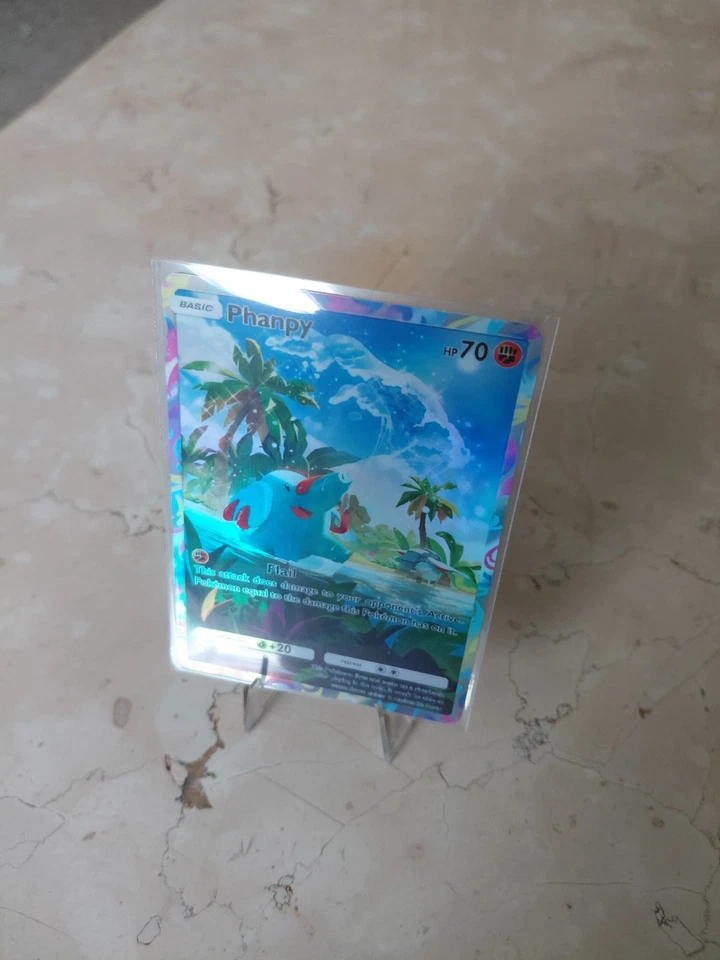 Pokémon Tcg Pocket Game Phanpy Full Art Holo **SEE DESCRIPTION ** - Image 2 of 2
