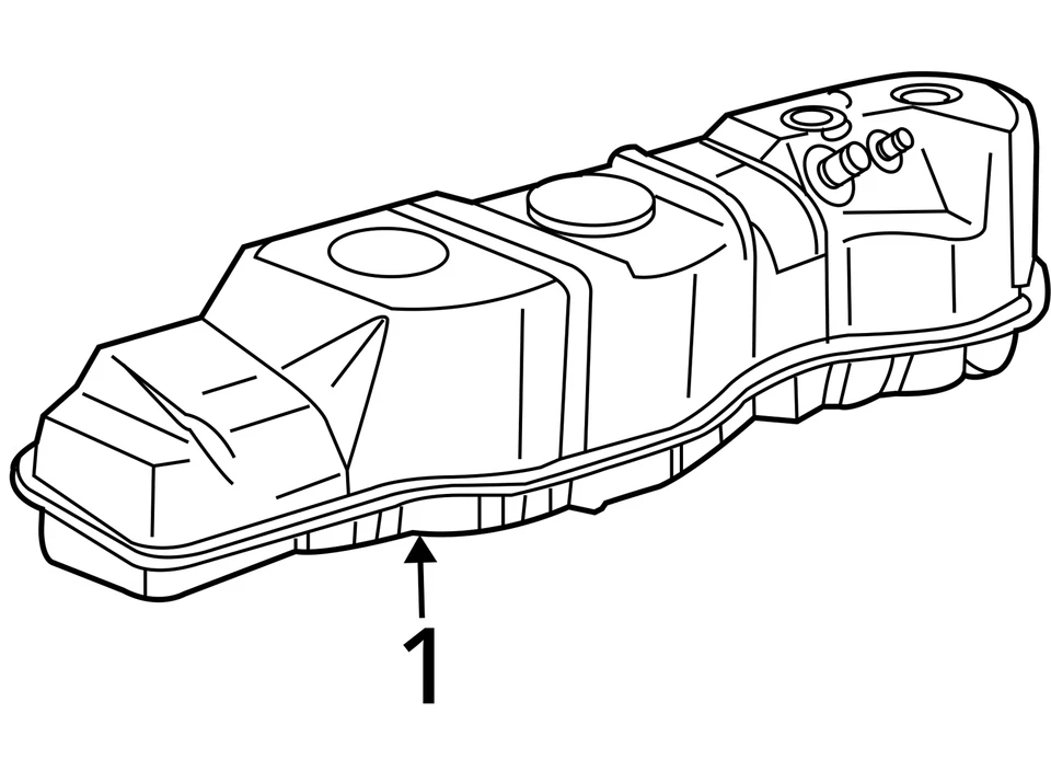 Tanque de combustible 4 puertas cabina regular 145" Wb se adapta a camioneta Ford F150 04-08 649733 Foto 4 de 4