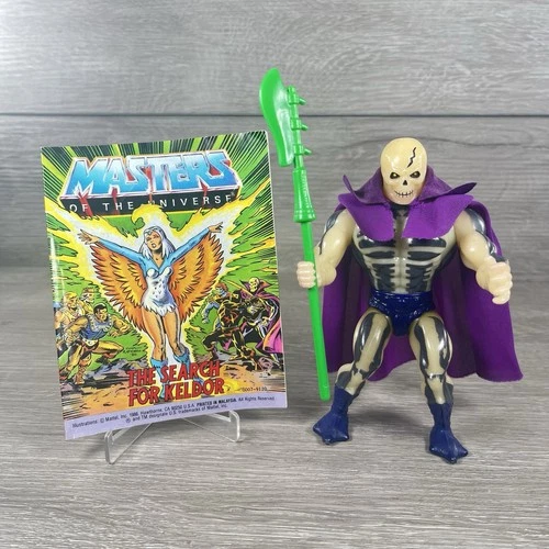 Vintage Scareglow MOTU Masters of the Universe He-Man Complete w/ Comic