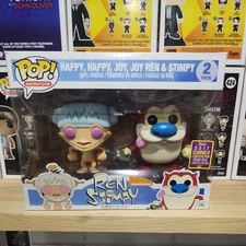 2017 Summer Conv. Excl. Funko Pop! Happy,Happy,Joy,Joy Ren & Stimpy 2 Pk LE 2500