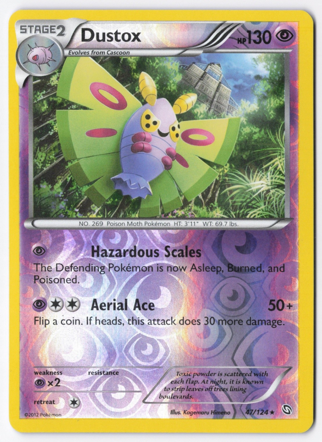 Dustox Reverse Holo Rare Dragons Exalted 47/124 NM