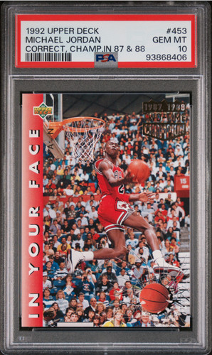 1992 Michael Jordan #453