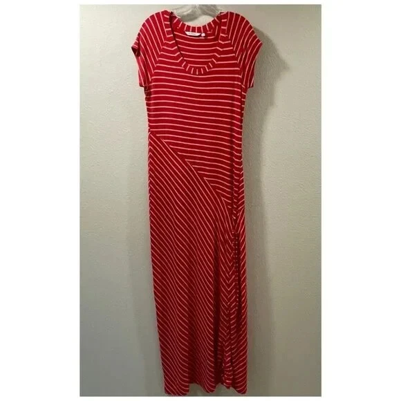 chinese dress ladies Eliza Striped Maxi Dress  Teal Poppy