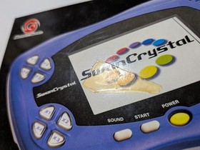 Bandai WonderSwan Wonder Swan WS Crystal Console Blue Violet with Box Tested