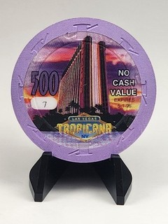 TROPICANA CASINO CHIP 500 NCV LAS VEGAS NEVADA CR #22 RATED M ($100 $124) 1996
