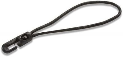 25 Gummiringe 200 mm schwarz mit Haken, Gummi mit Haken für Planen Pubb