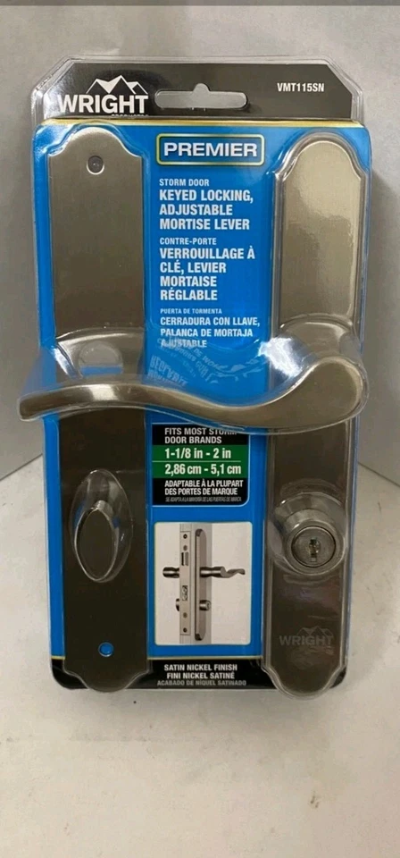Wright Premier Storm Door Handle VMT115SN