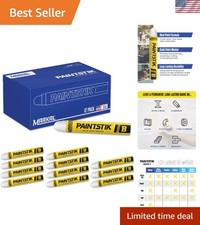 12-Pack White Paint Markers - Permanent, Waterproof  UV Resistant for Metal,...