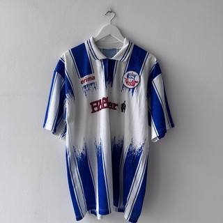 ERIMA X HANSA ROSTOCK 1995 1996 HOME XL || Jersey Kit Vintage Football Shirt