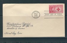 US SC # 967 Clara Barton FDC.  No Cachet....