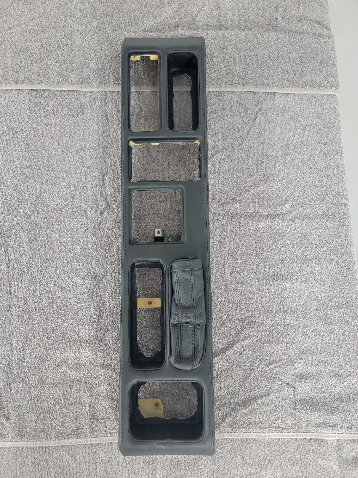 Ferrari F430 Coupe, Upper Leather Center Console, Black, Used, P/N 68423700