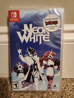Neon White Nintendo Switch Game Brand New Sealed iam8bit