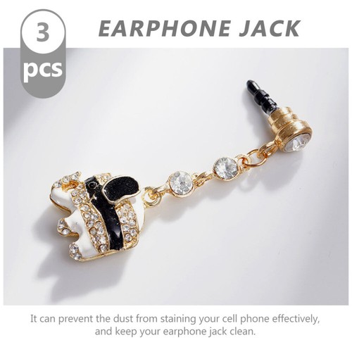3 Pcs Dust Plug Plastic Mobile Plugs Earphone - 第 7/12 張圖片