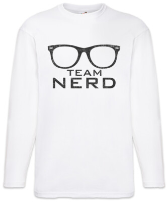Team Nerd Langarm T-Shirt Fun Geek Admin Computer Scientist Coder Developer