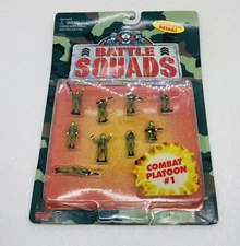 Rare 1997 Galoob BATTLE SQUADS Combat Platoon #1 Military Pack Sealed 10