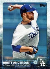 2015 Topps Update #US198 Brett Anderson Los Angeles Dodgers