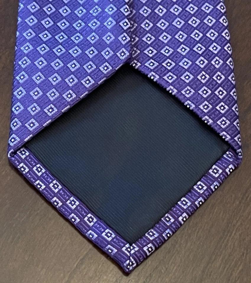 Corbata Jones New York púrpura 100 % seda para hombre hecha en China Foto 2 de 4
