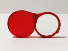 Einschlaglupe Lupe DDR Mautner Dresden rot