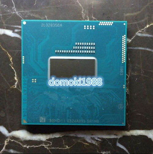 Intel Core I3-4000M I3-4100M I3-4110M Socket G3 rPGA946B HM86 HM87 Haswell CPU - Image 2 of 3