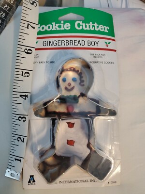 Cookie Cutter Gingerbread Boy Man Girl Person Metal approx. 5 1/2'' R108