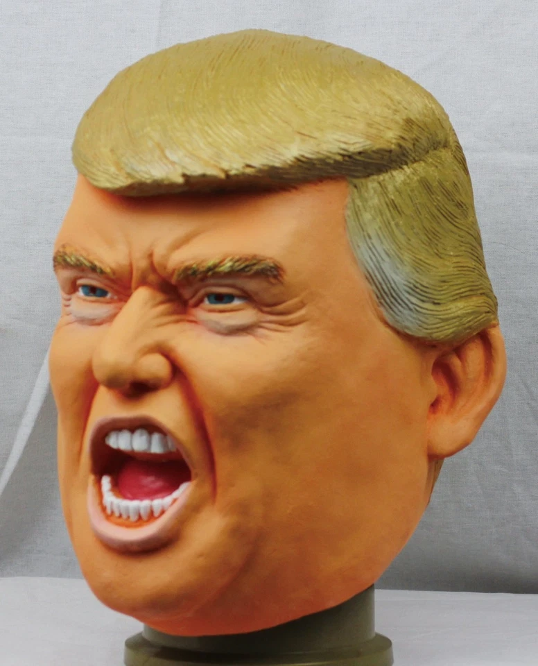 Donald Trump Rubber Mask Made in Japan Ogawa Studio Full Face Cosplay Costume - Image 3 of 3