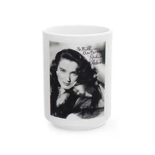 Julia Adams #186 (Vintage Female Icon) White Coffee Mug