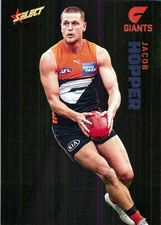 2022 GWS GIANTS AFL Card JACOB HOPPER Footy Stars Prestige