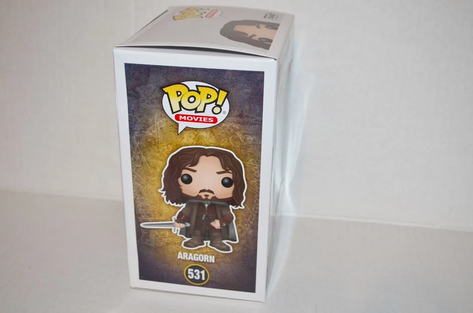 Funko POP! Movies: Lord of The Rings Hobbit Aragorn #531 Vinyl Figure MINT🔥 - Image 3 of 4
