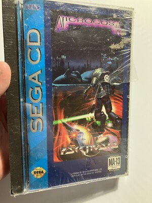 BOXED SEGA CD VIDEO GAME MICROCOSM- New With Ripped Seal See Photos